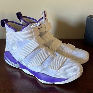 Nike Lebron Soldier 11 TB Sz:12 “Court Purple White”